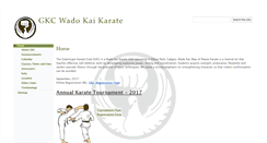 Desktop Screenshot of glamorganwadokai.com